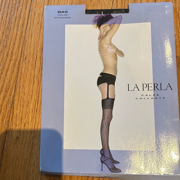 NWT LA PERLA KNEE HIGHS SZ M - Picture 2 of 3